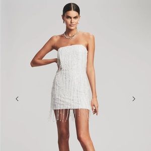 RETROFETE HEATHER SEQUIN STAR FRINGE DRESS NWOT